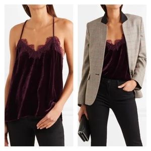 Cami NYC velvet camisole size XS NWOT